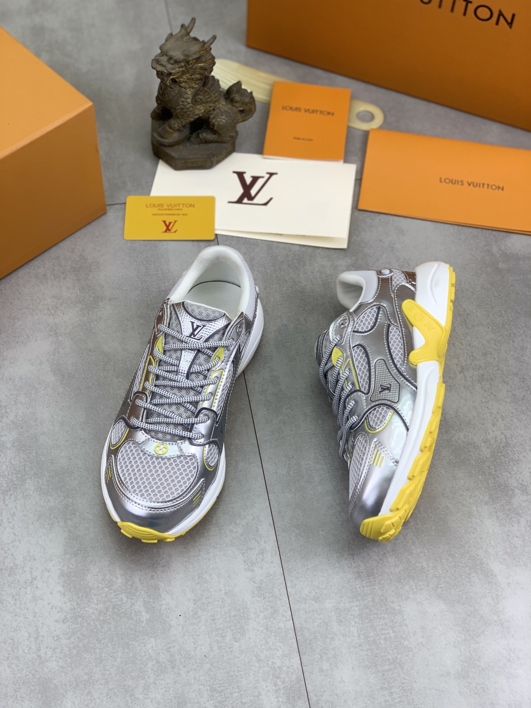 Louis Vuitton Olympia Silver Sneakers for Women, Designer Athletic Shoes 6 cmp i1744903900860 8946 0 4