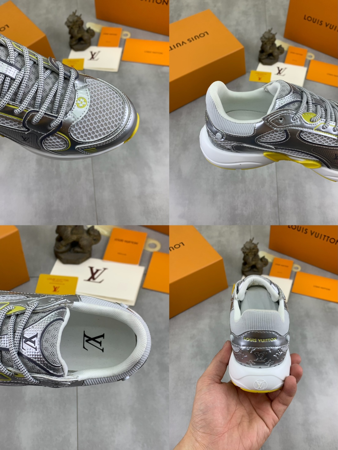 Louis Vuitton Olympia Silver Sneakers for Women, Designer Athletic Shoes 10 cmp i1744903909636 4333 0 8