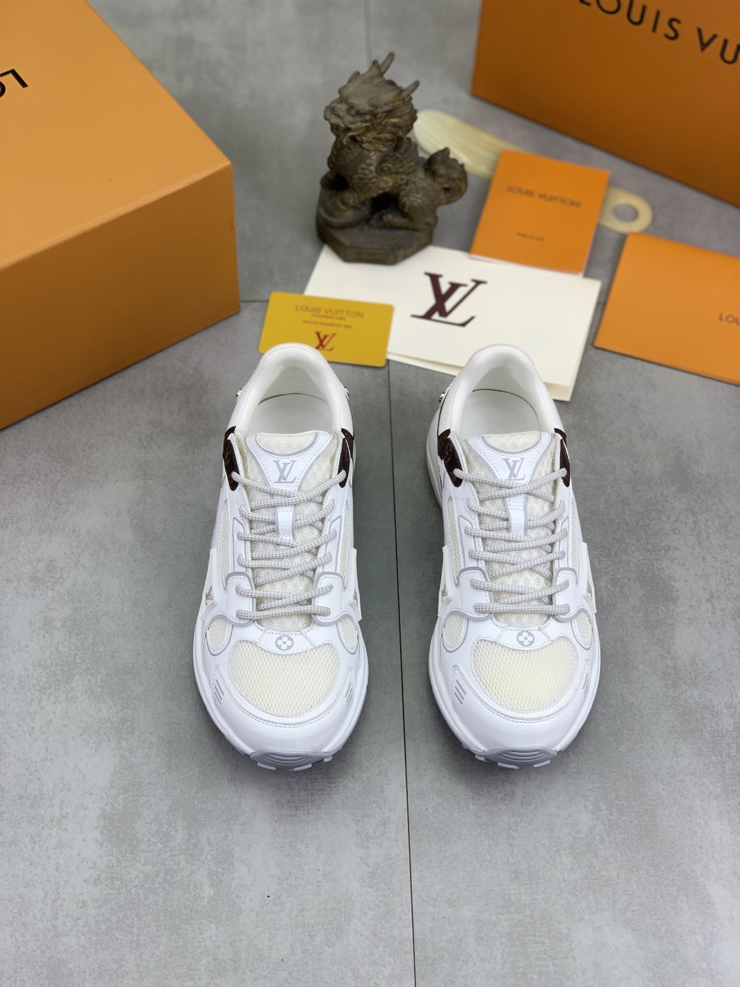 Louis Vuitton Olympia Sneakers - White Leather, Mesh, and Monogram Accents 3 cmp i1744903943020 897 0 1