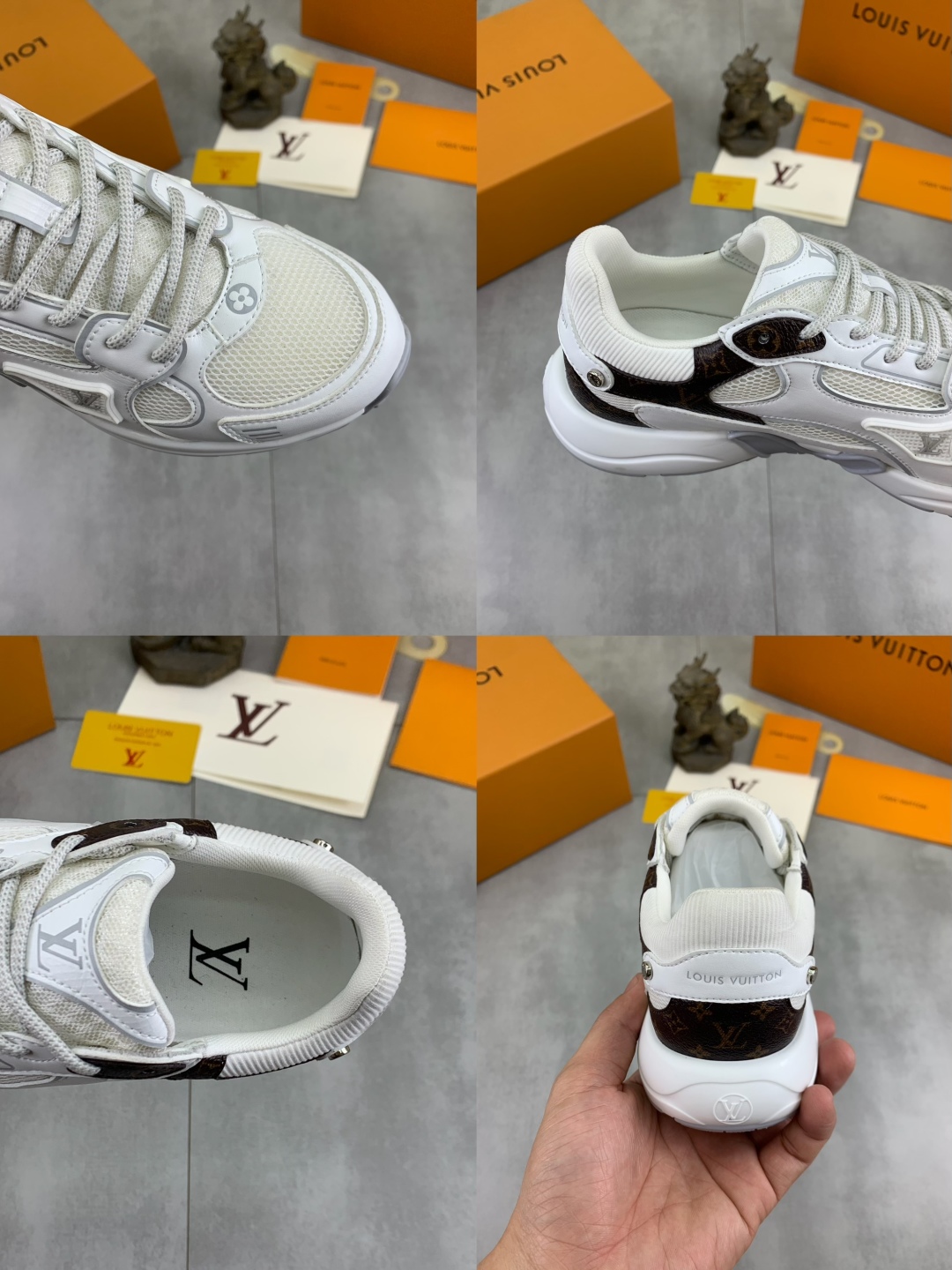 Louis Vuitton Olympia Sneakers - White Leather, Mesh, and Monogram Accents 10 cmp i1744903943226 5782 0 8