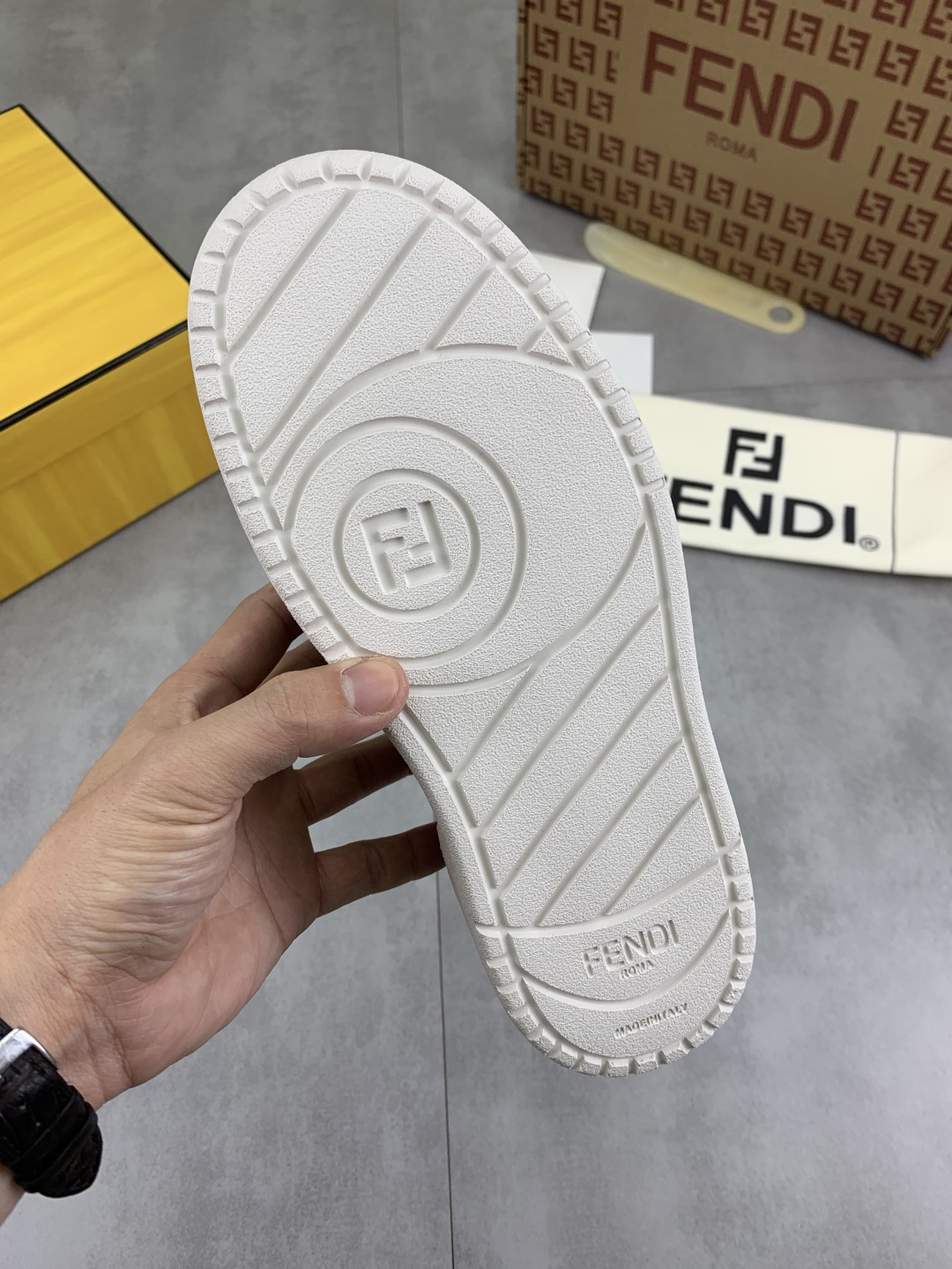 Fendi Brown Leather and TPU Sole Casual Sneakers for Men and Women 10 cmp i1745080075176 4161 0 8
