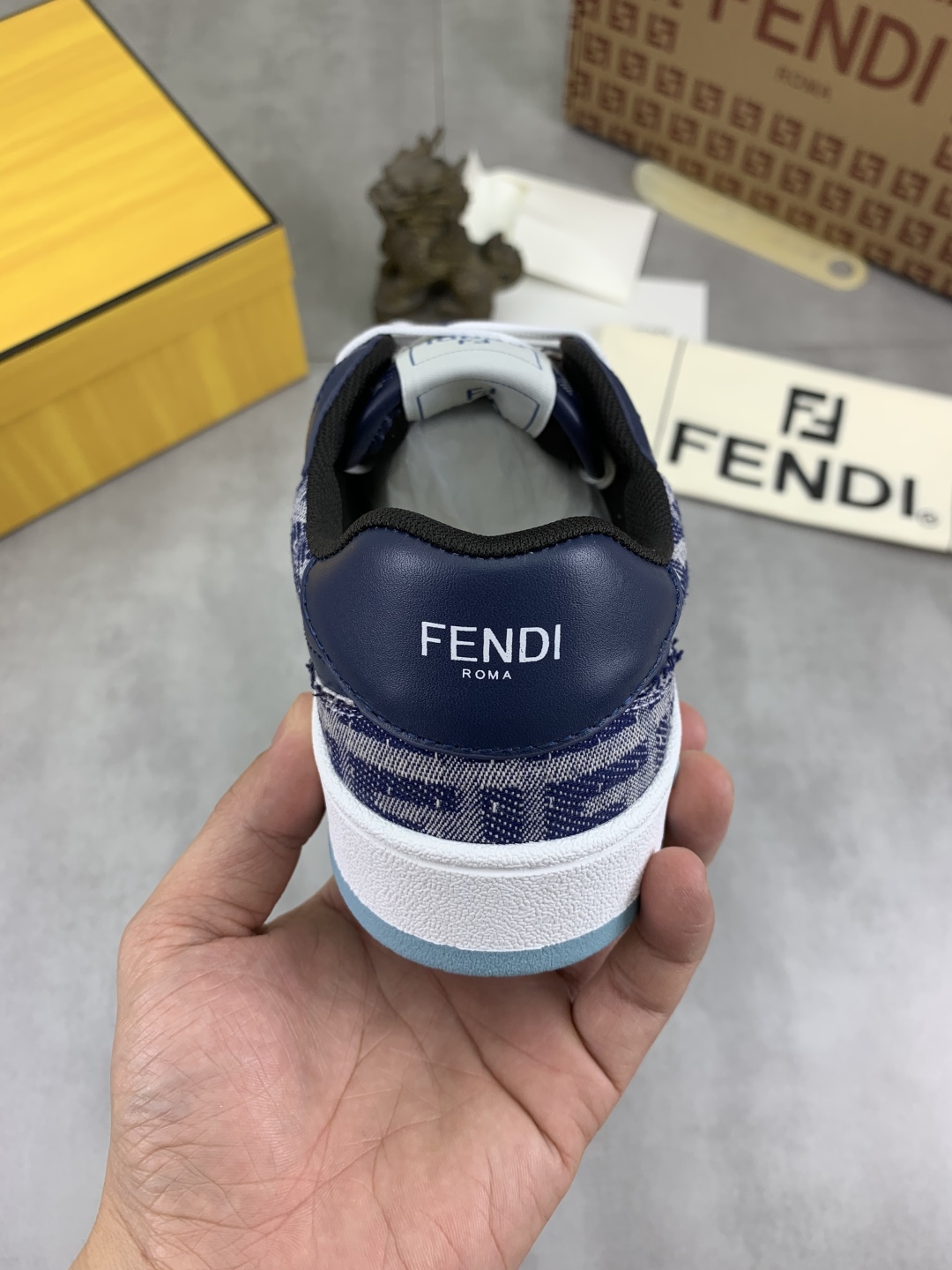 Fendi Leather Sneaker With All-Over Signature Logo - Stylish & Comfortable 9 cmp i1745080161227 8708 0 7