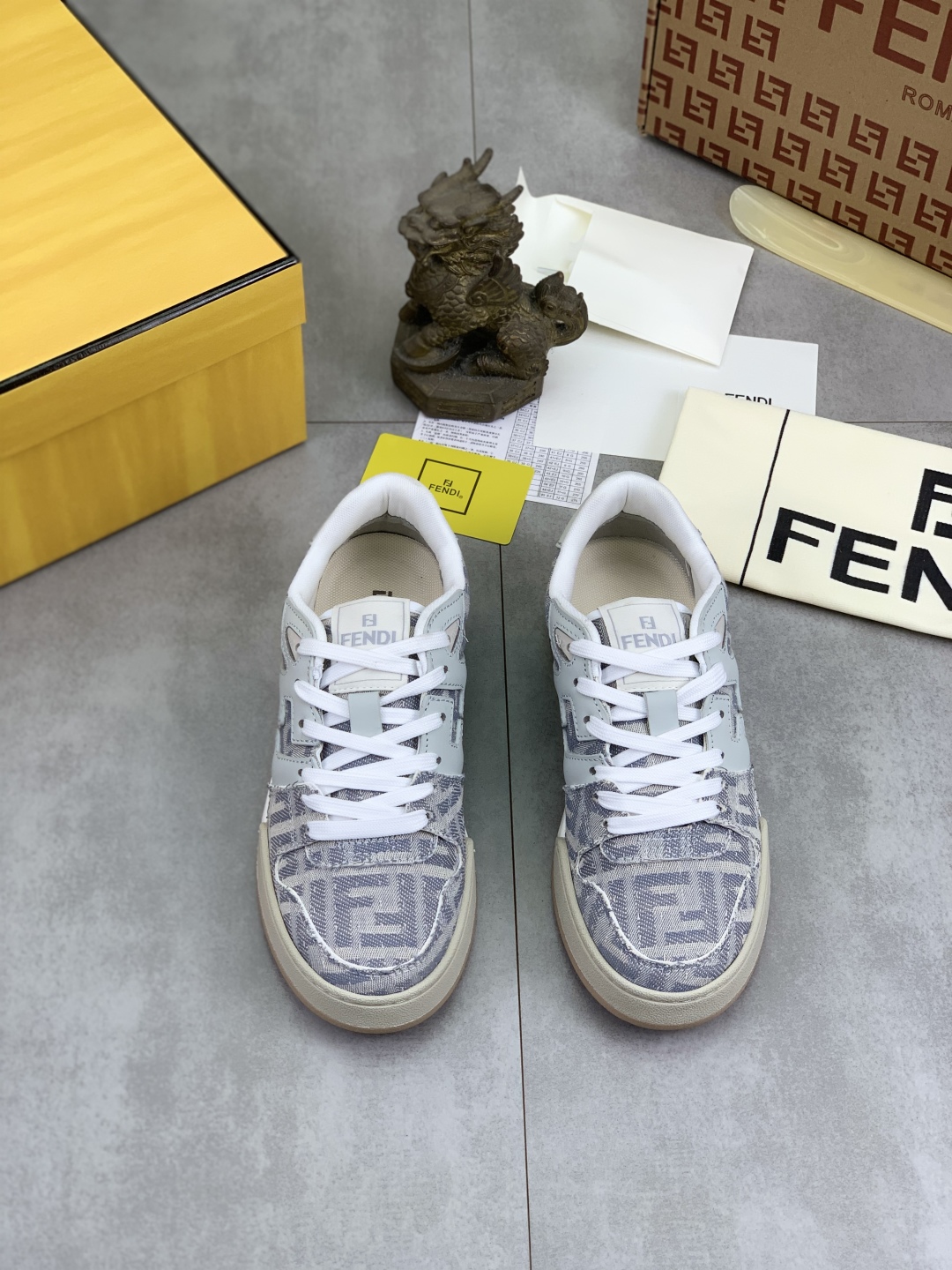 Fendi Men's/Women's Sneakers imported Leather Casual Shoes 35-46 3 cmp i1745080196130 7138 0 1