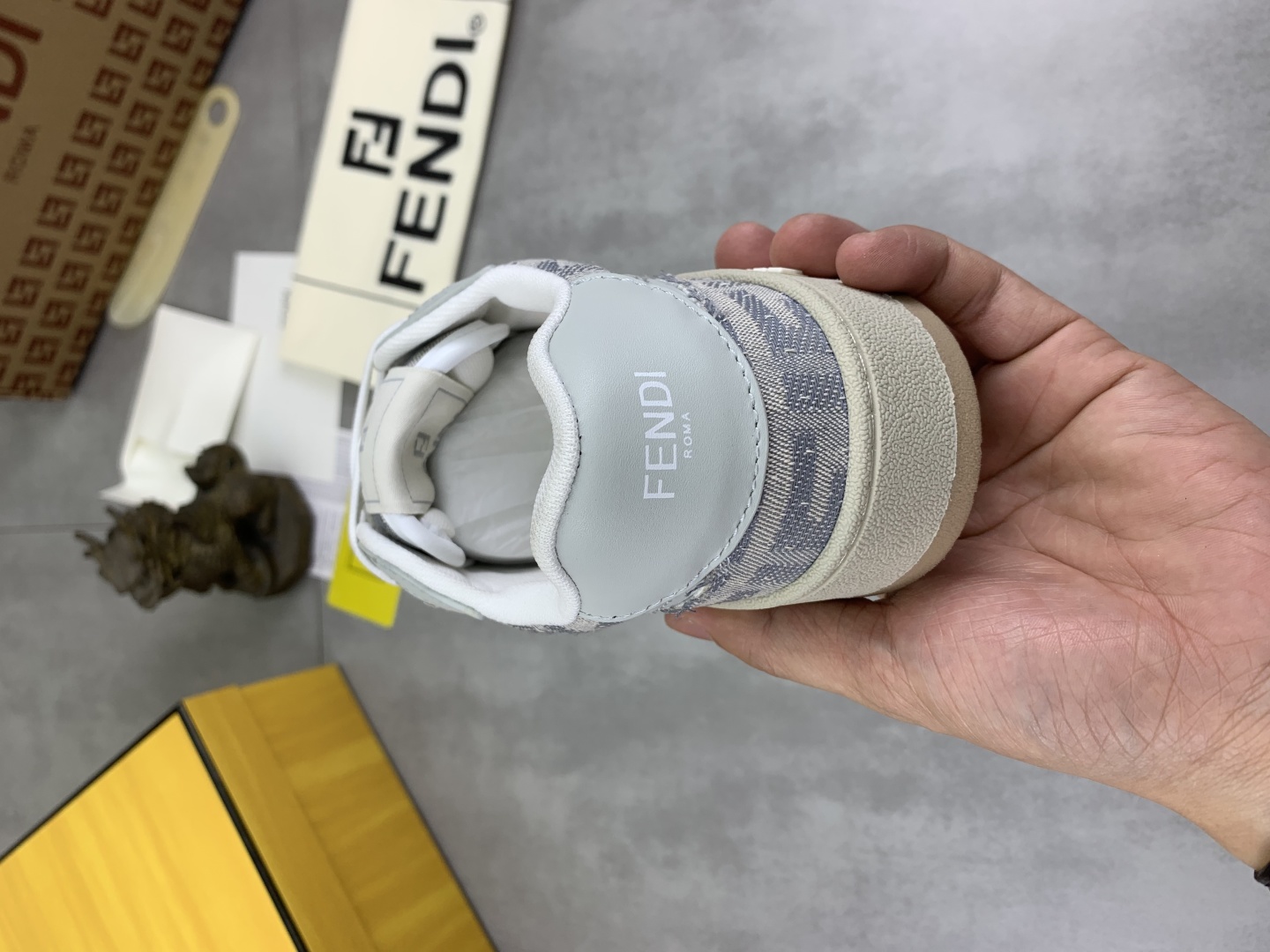 Fendi Men's/Women's Sneakers imported Leather Casual Shoes 35-46 9 cmp i1745080212901 7124 0 7