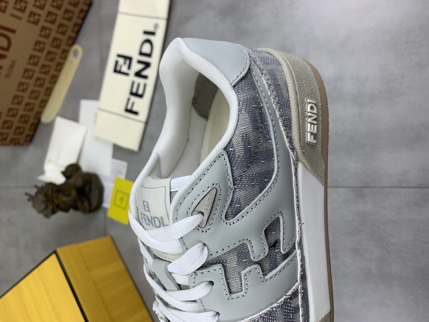 Fendi Men's/Women's Sneakers imported Leather Casual Shoes 35-46 8 cmp i1745080213107 8412 0 6