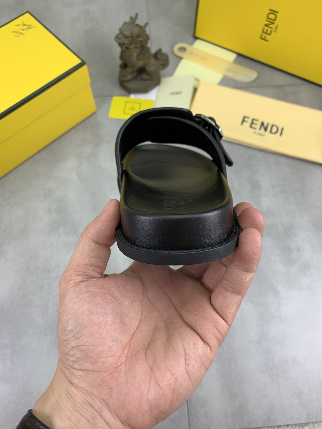 Fendi Men's FF Motif Buckle Slide Sandals - Stylish Summer Comfort 9 cmp i1745513656246 5474 0 7