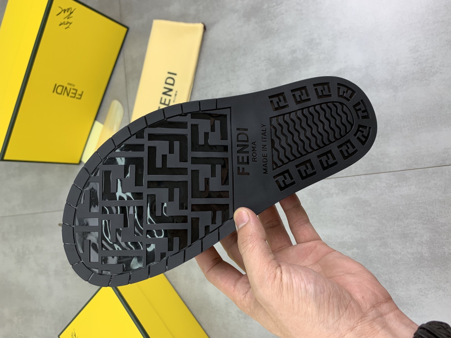 Fendi Men's FF Motif Buckle Slide Sandals - Stylish Summer Comfort 10 cmp i1745513661558 4936 0 8