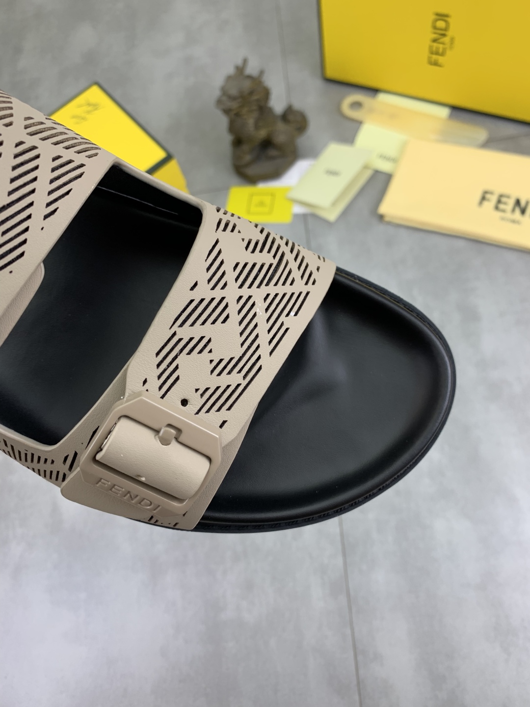 Fendi Men's Sandal - Italian Leather, Designer Slides, Sizes 39-44 6 cmp i1745514029371 3498 0 4