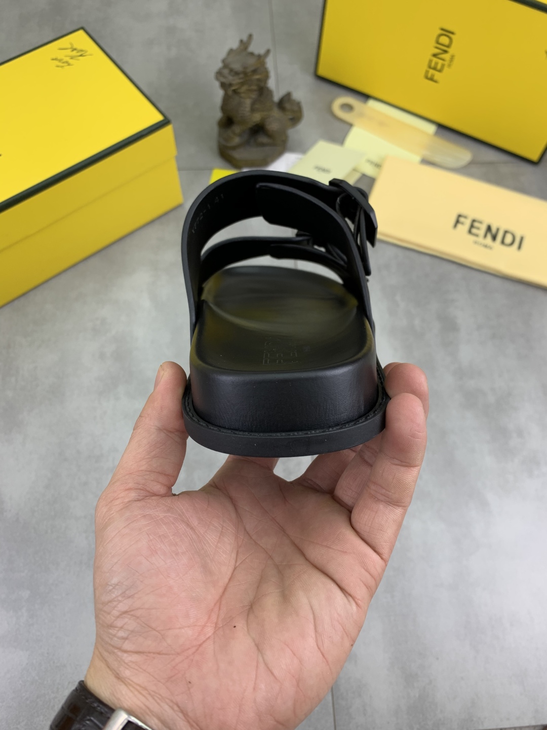 Fendi Men's Summer Slides: Italian Fabric, Comfortable Sole, Sizes 39-44 9 cmp i1745514064631 348 0 7