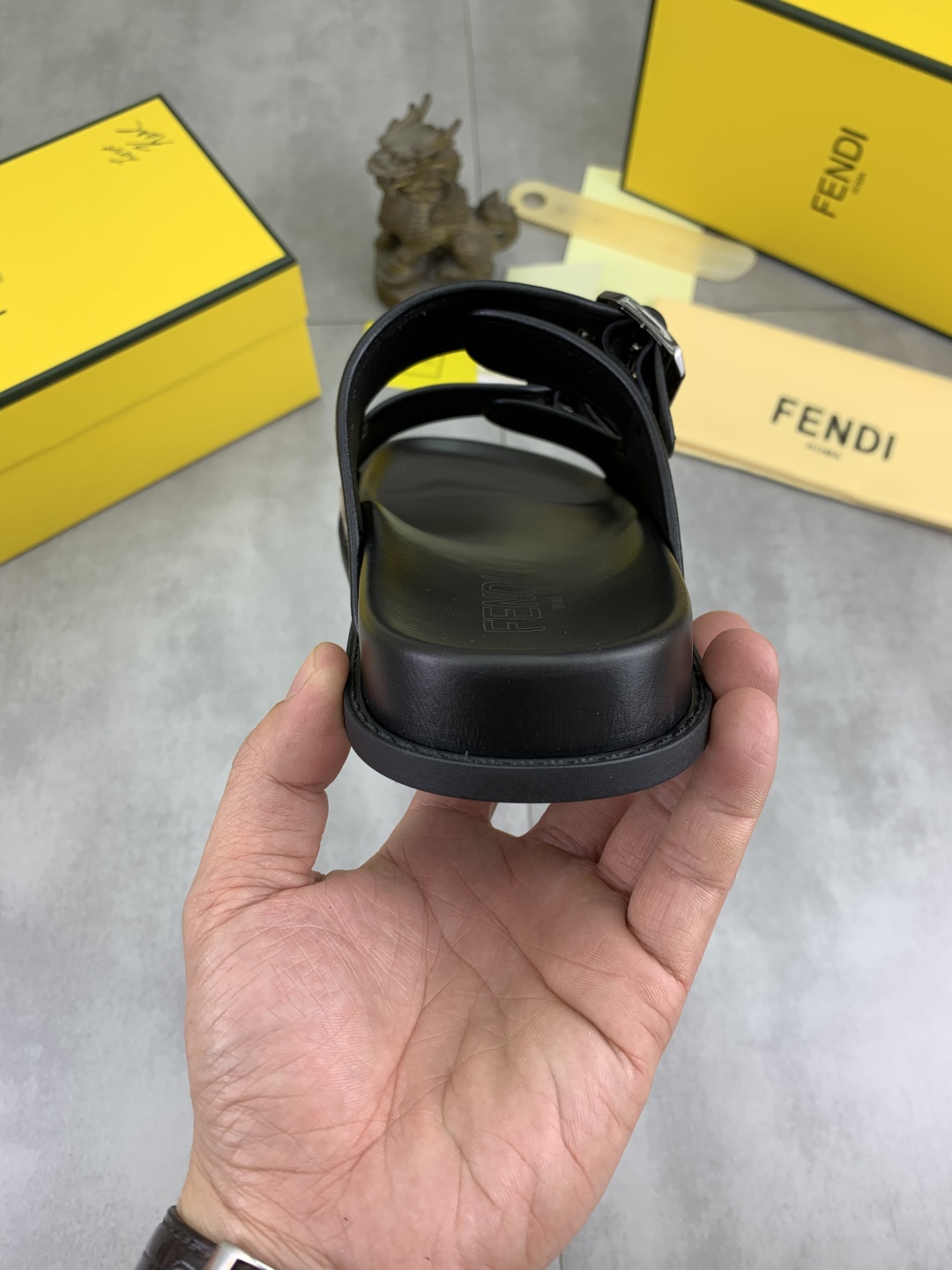 Fendi FF Motif Slide Sandals, Italian Fabric, Comfortable, Available in Multiple Colors 9 cmp i1745514369739 1178 0 7