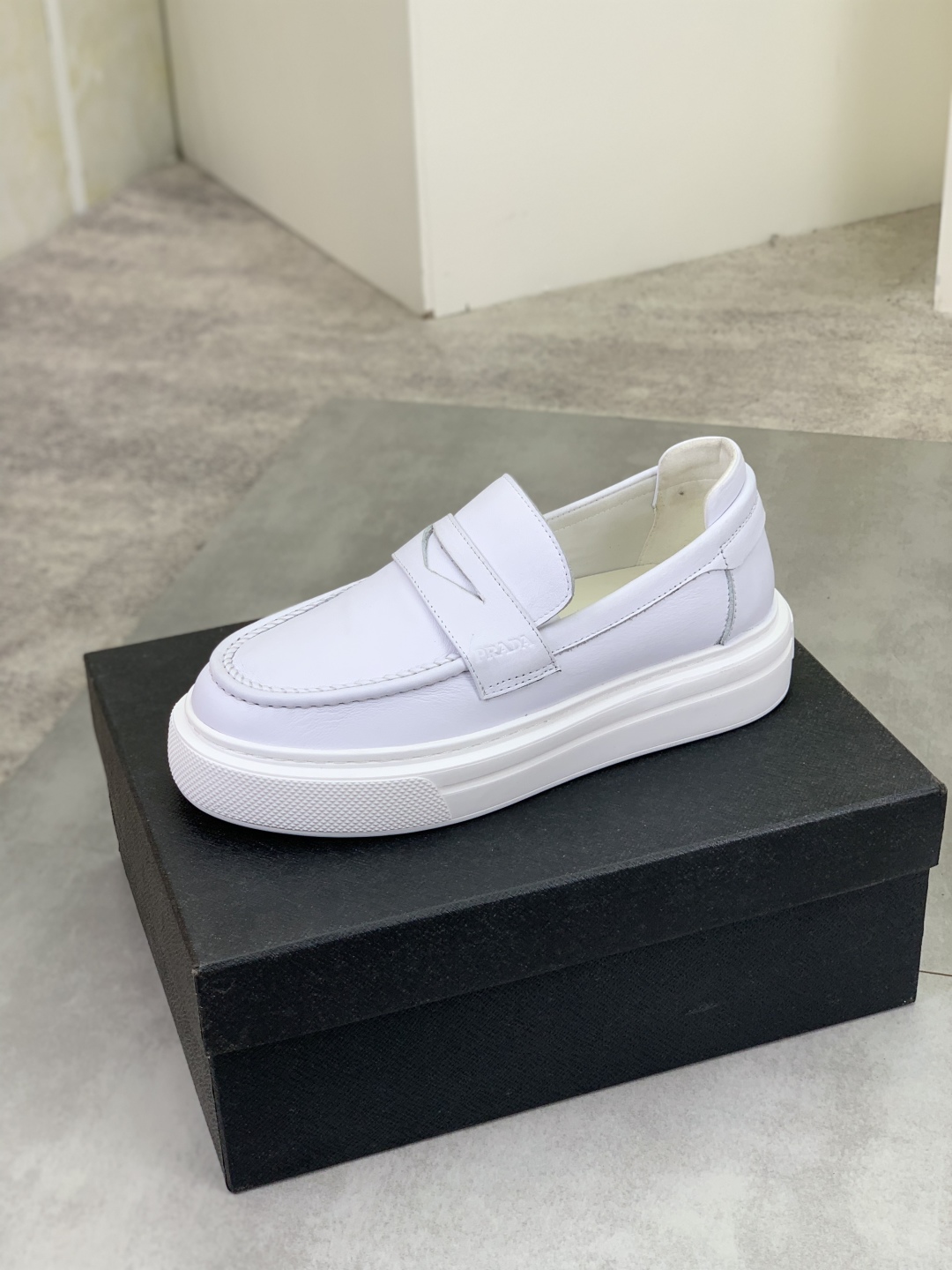 Prada Men's Leather Penny Loafers - Classic Style, Comfortable Fit 5 cmp i1745598521738 8919 0 3