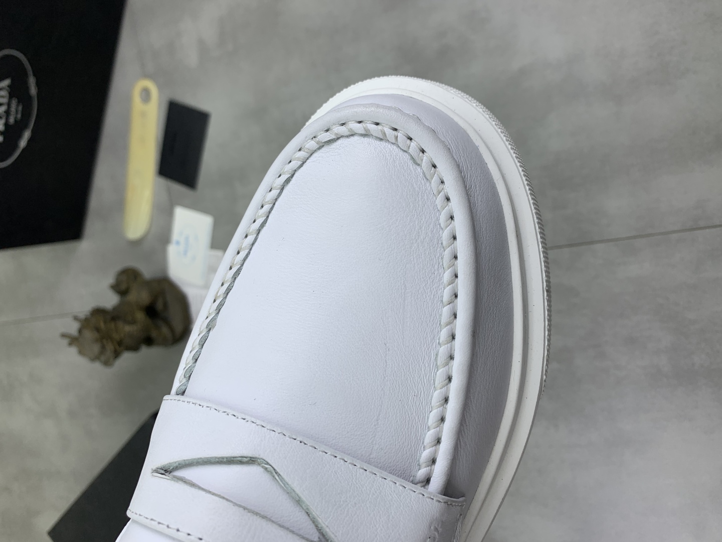 Prada Men's Leather Penny Loafers - Classic Style, Comfortable Fit 6 cmp i1745598528124 8150 0 4