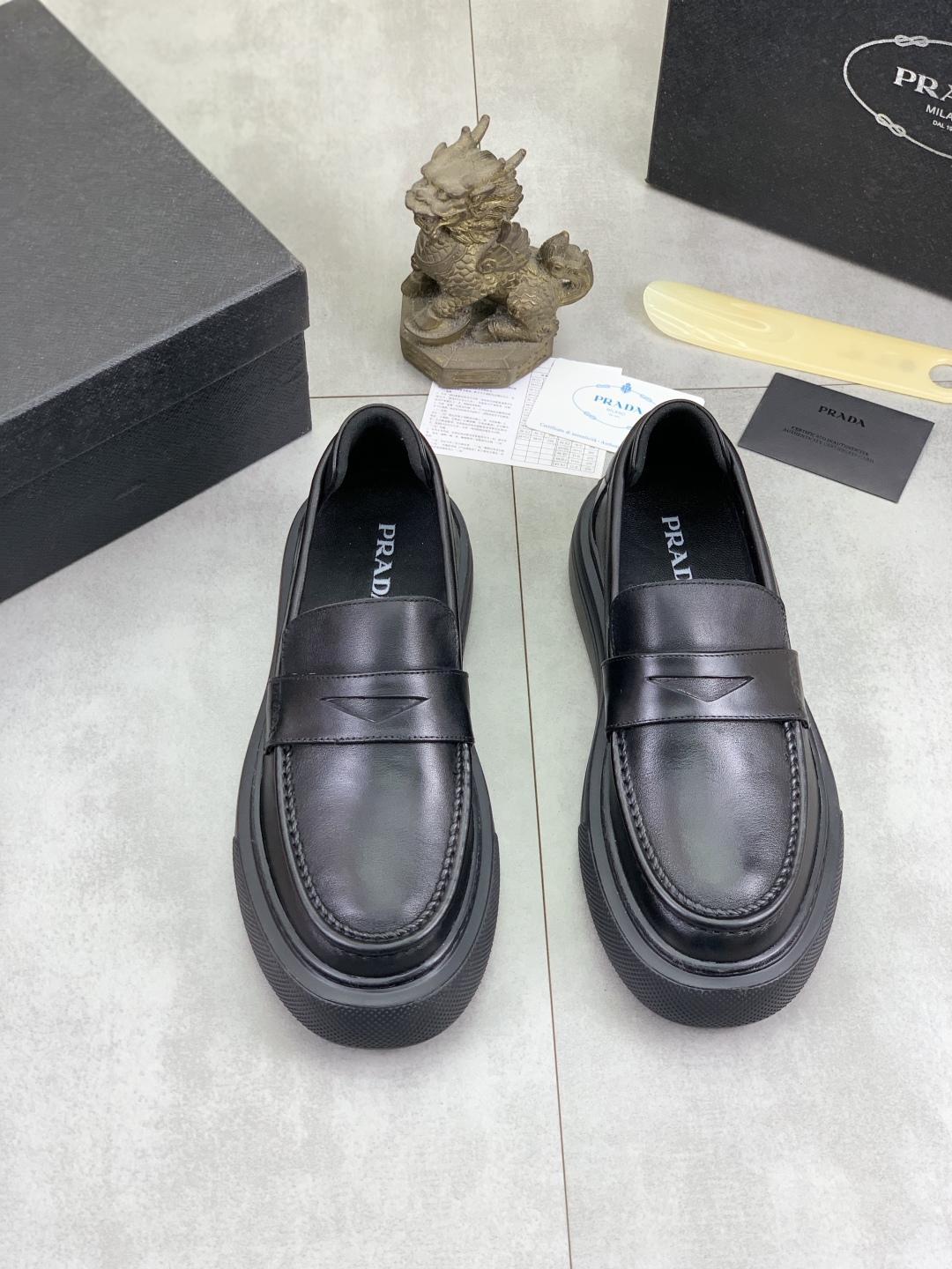 Prada Men's Leather Loafers Classic Spring New Collection Size 38-44 3 cmp i1745598546067 3592 0 1