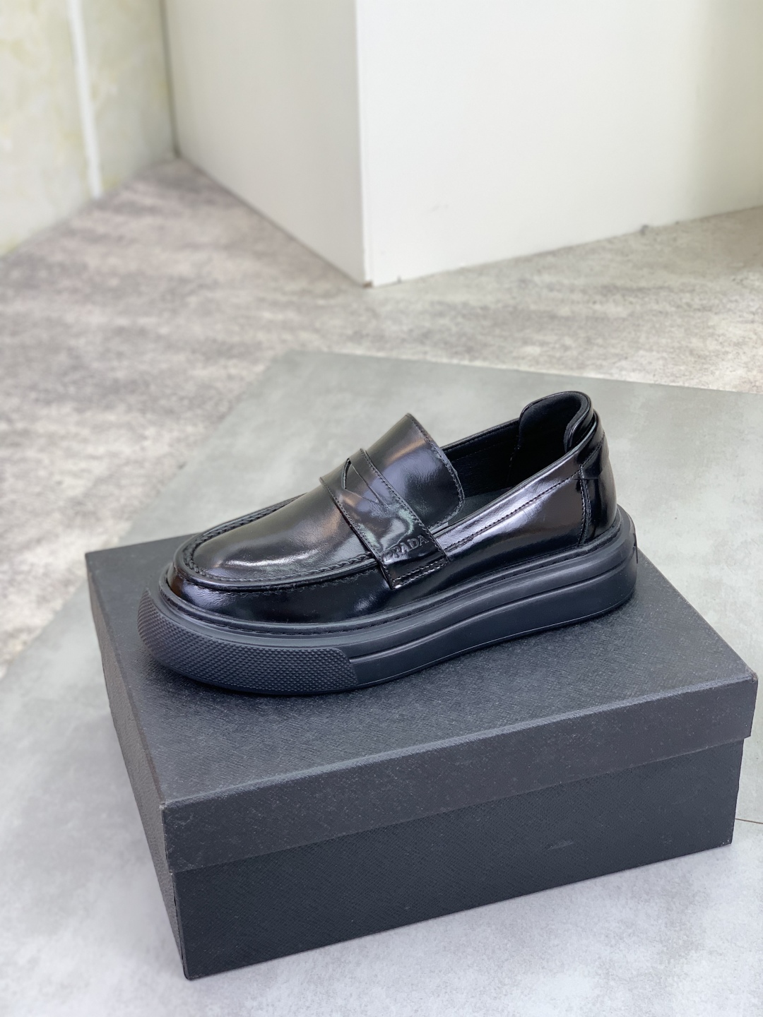 Prada Men's Leather Loafers Classic Penny Style Black Size 38-44 EU 5 cmp i1745598595246 1801 0 3