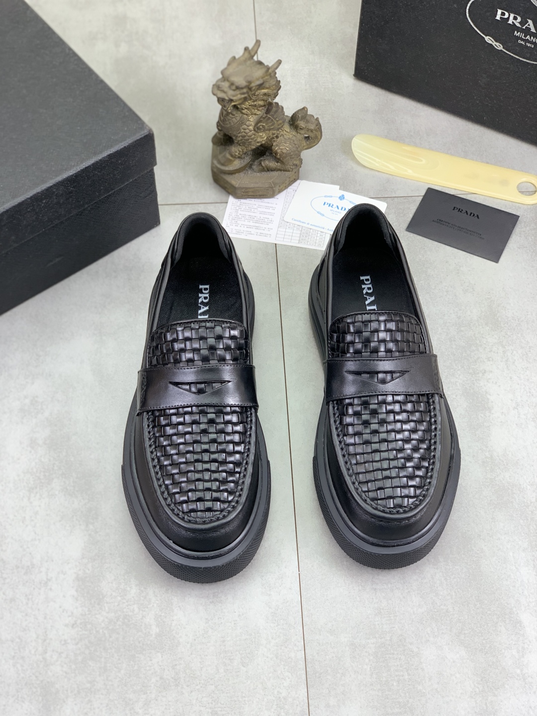 Prada Men's Leather Loafers Classic Leather Casual Shoes Size 38-44 3 cmp i1745598626329 6636 0 1