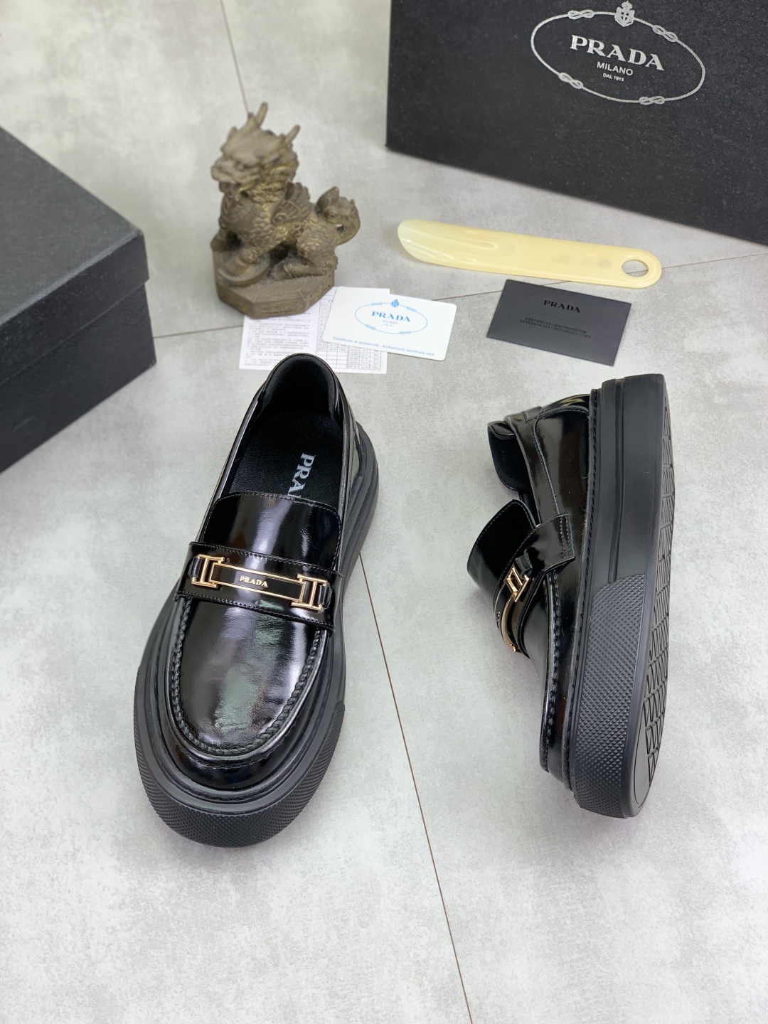 Prada Men's Leather Loafer - Classic Style, Comfortable and Breathable 4 cmp i1745598715953 4054 0 2