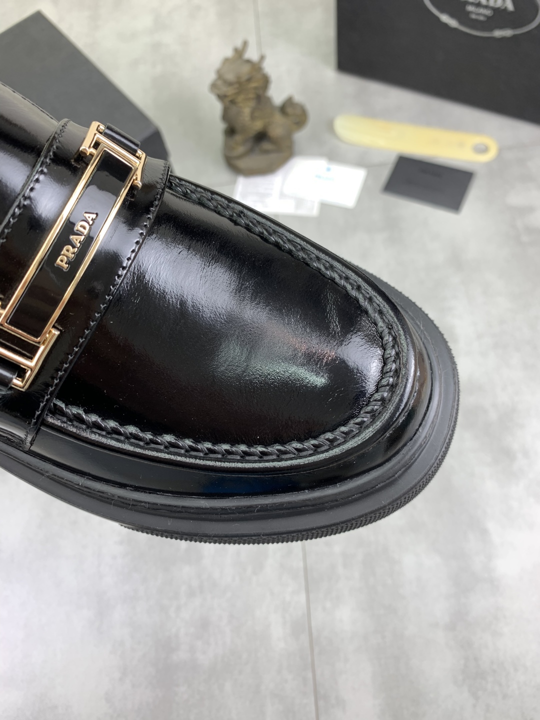 Prada Men's Leather Loafer - Classic Style, Comfortable and Breathable 6 cmp i1745598717127 6 0 4