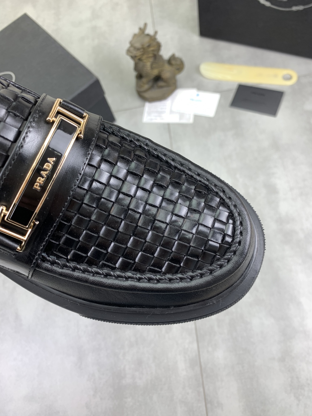 Prada Men's Leather Loafers, Classic and Comfortable, Sizes 38-44 Available 6 cmp i1745598750338 1167 0 4
