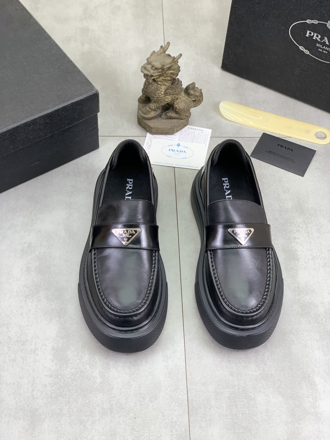 Prada Men's Leather Loafers, Spring Collection, Sizes 38-44, Premium Comfort 3 cmp i1745598793005 6716 0 1