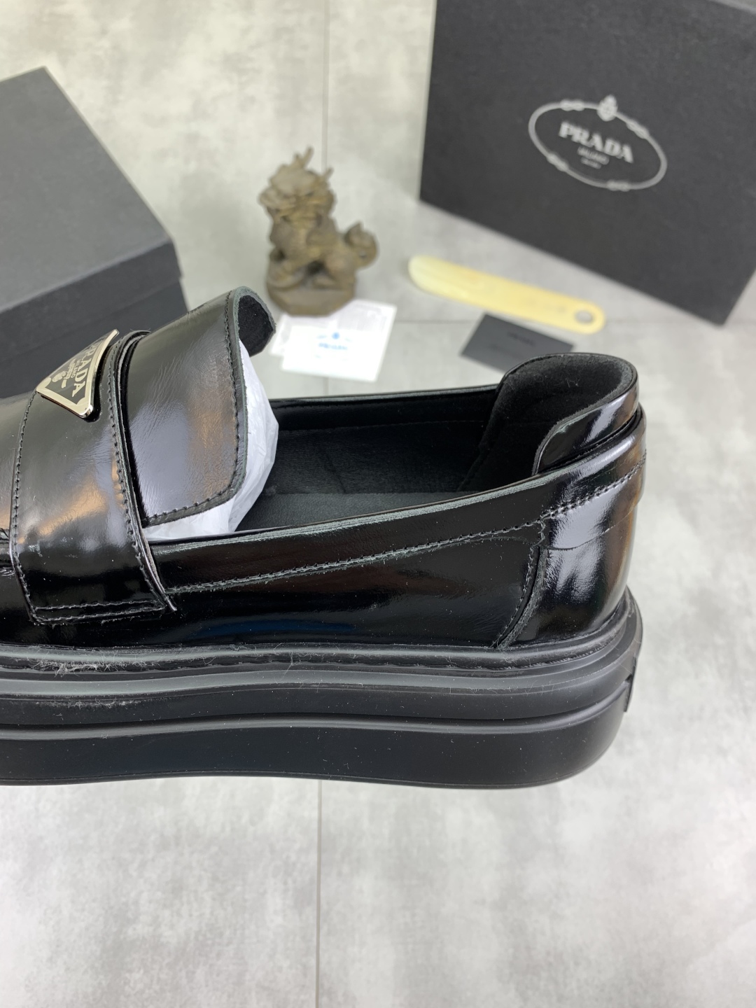 Prada Men's Leather Loafers | Classic Penny Loafers | Comfortable & Stylish 8 cmp i1745598821832 6816 0 6