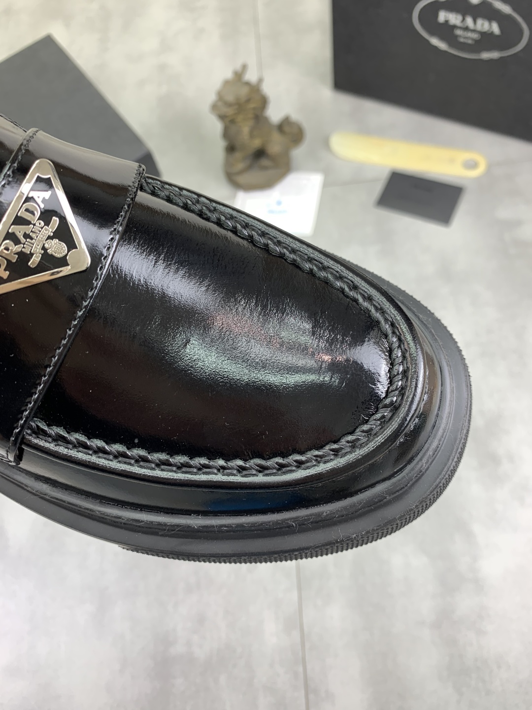 Prada Men's Leather Loafers | Classic Penny Loafers | Comfortable & Stylish 6 cmp i1745598821982 7776 0 4