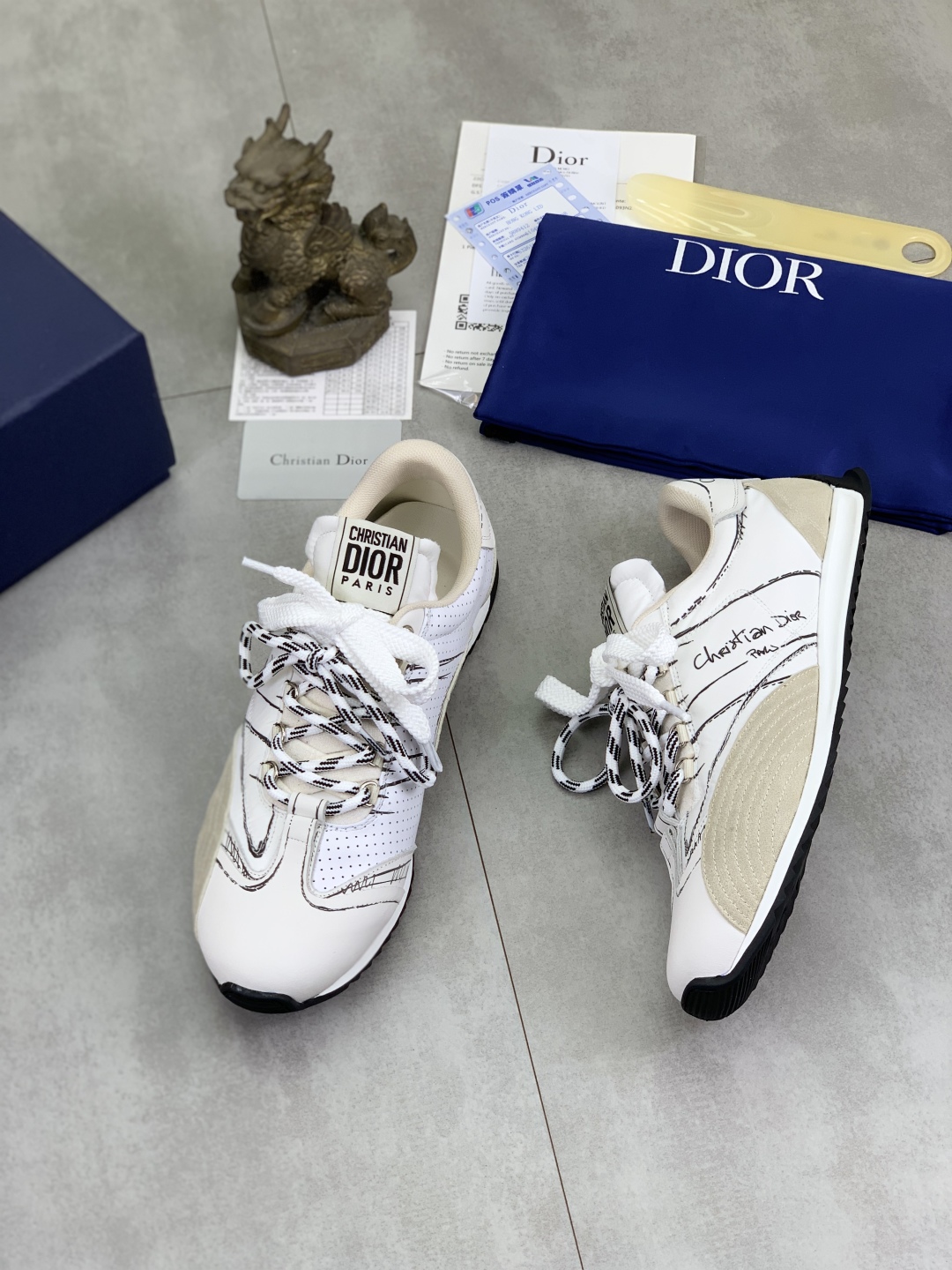 Dior Men's 2025 Lace-Up Low-Top Sneakers - Classic, Comfortable, Stylish 4 cmp i1745600065751 2192 0 2