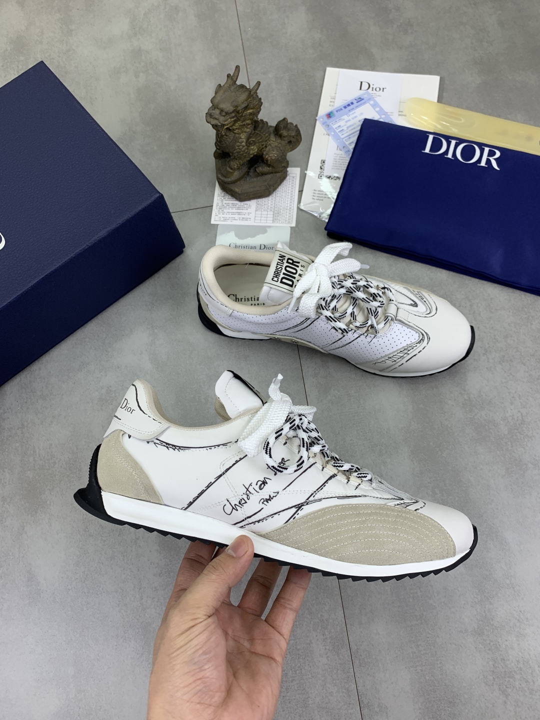 Dior Men's 2025 Lace-Up Low-Top Sneakers - Classic, Comfortable, Stylish 7 cmp i1745600066650 6675 0 5