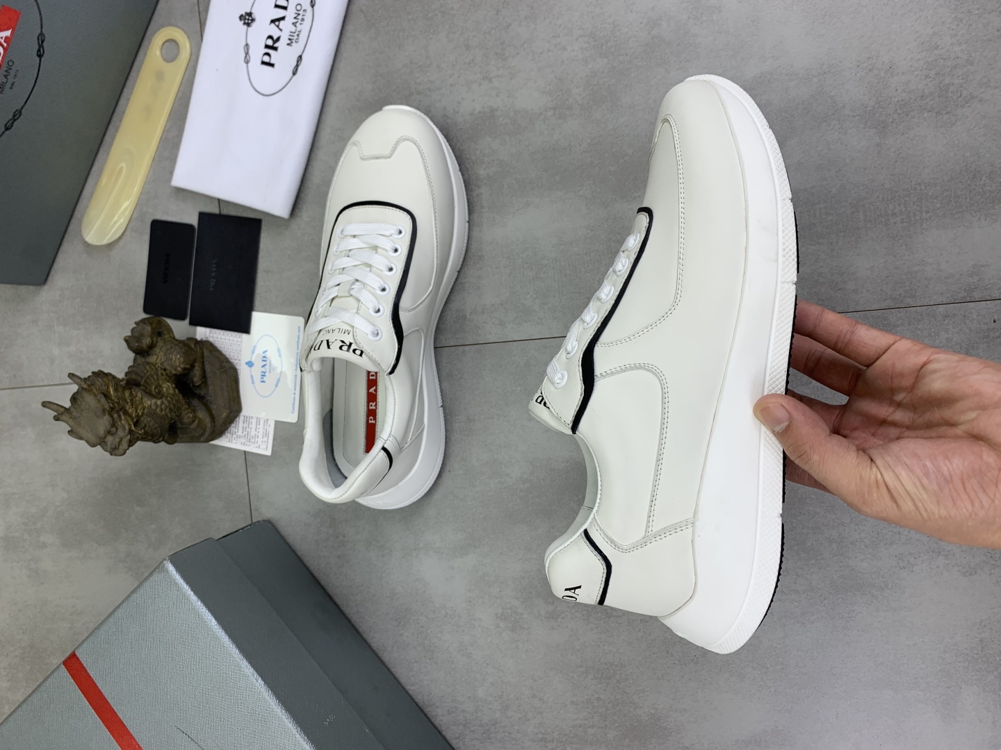 Prada Men's Leather Sneakers - Classic Style, Premium Quality, Multiple Colors 7 cmp i1745600154574 3205 0 5