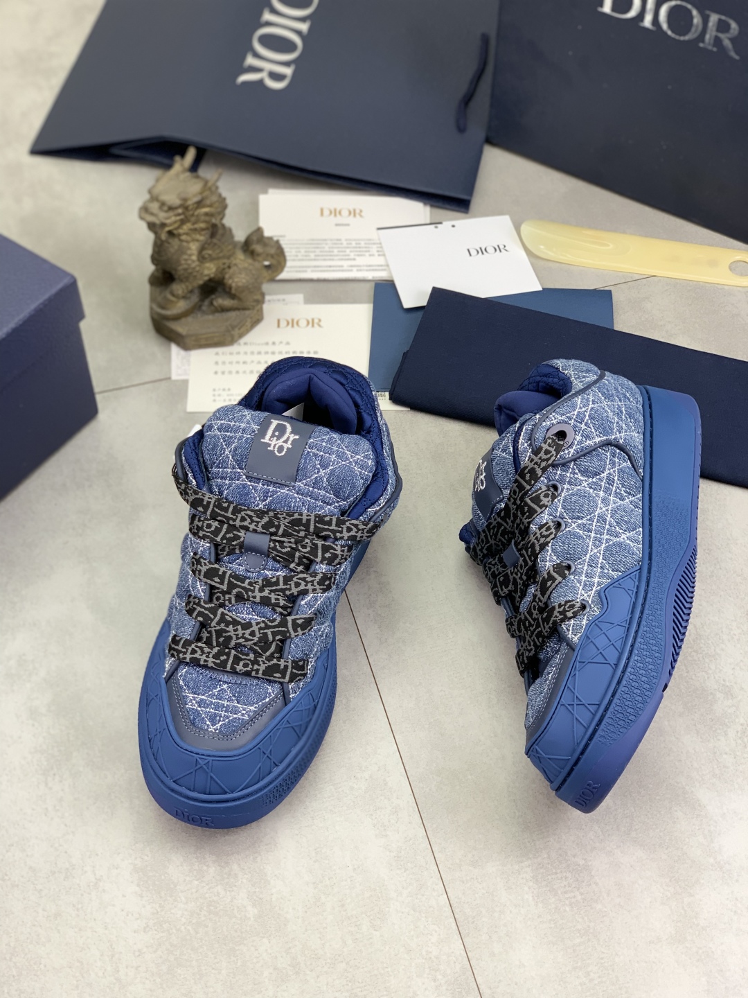 Dior Chrono Blue Knit Sneakers, Stylish and Comfortable, Size 39-45 4 cmp i1745681864092 9824 0 2