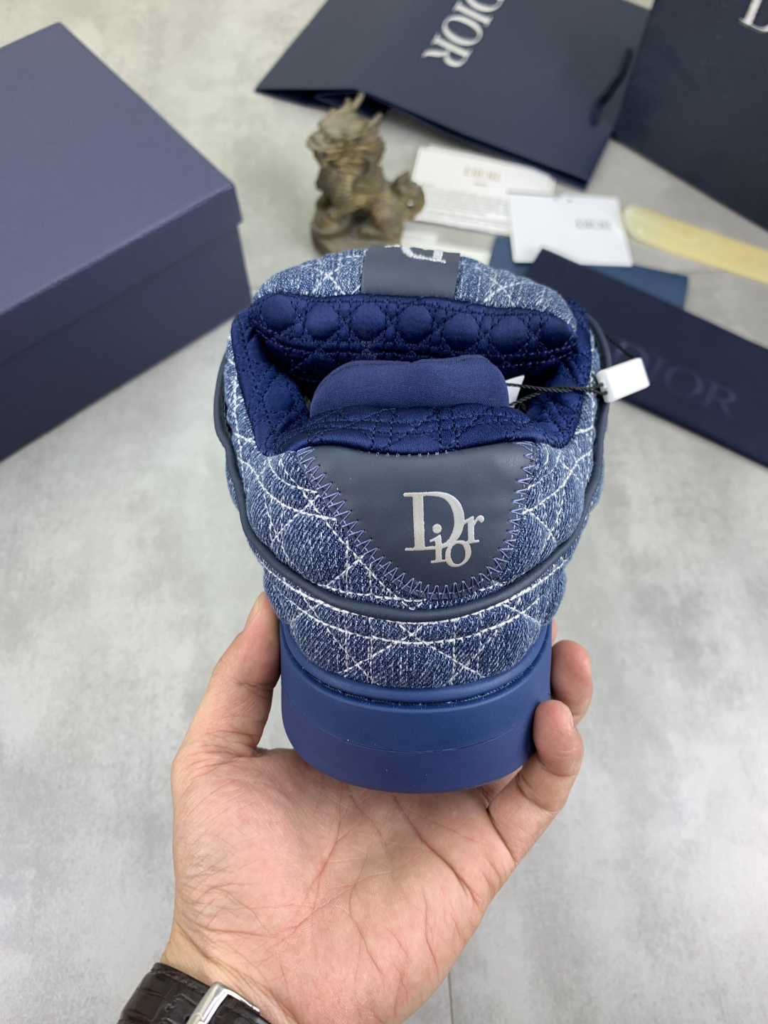 Dior Chrono Blue Knit Sneakers, Stylish and Comfortable, Size 39-45 9 cmp i1745681865270 4310 0 7