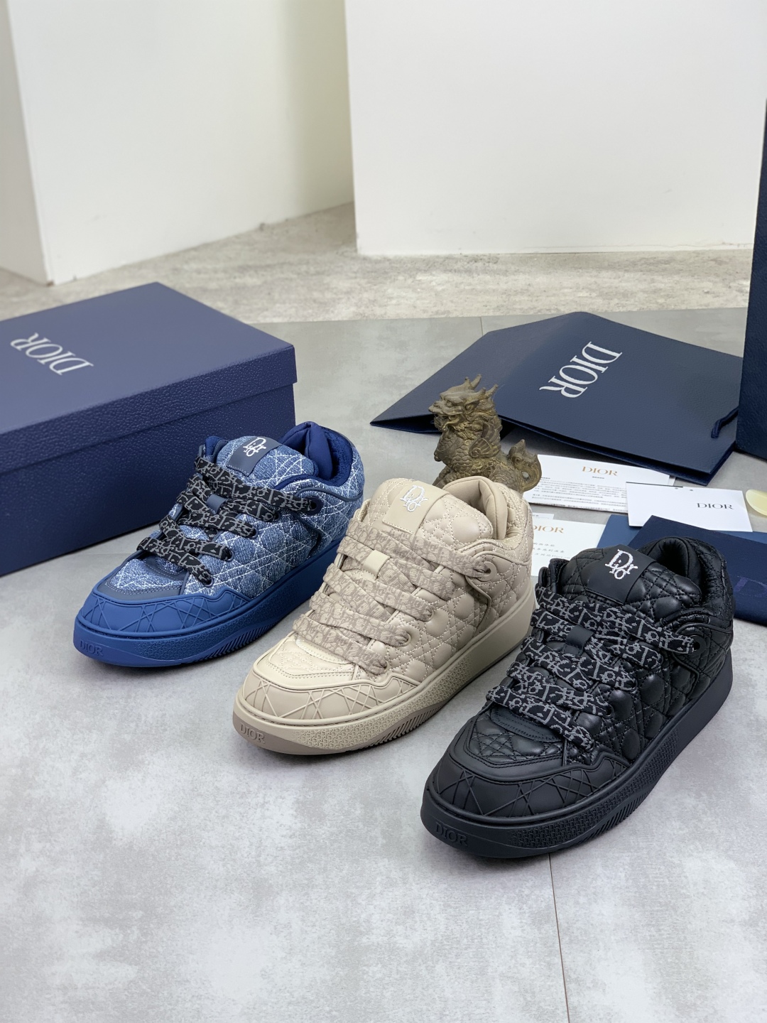 Dior Chrono Blue Knit Sneakers, Stylish and Comfortable, Size 39-45 11 cmp i1745681875625 4390 0 9