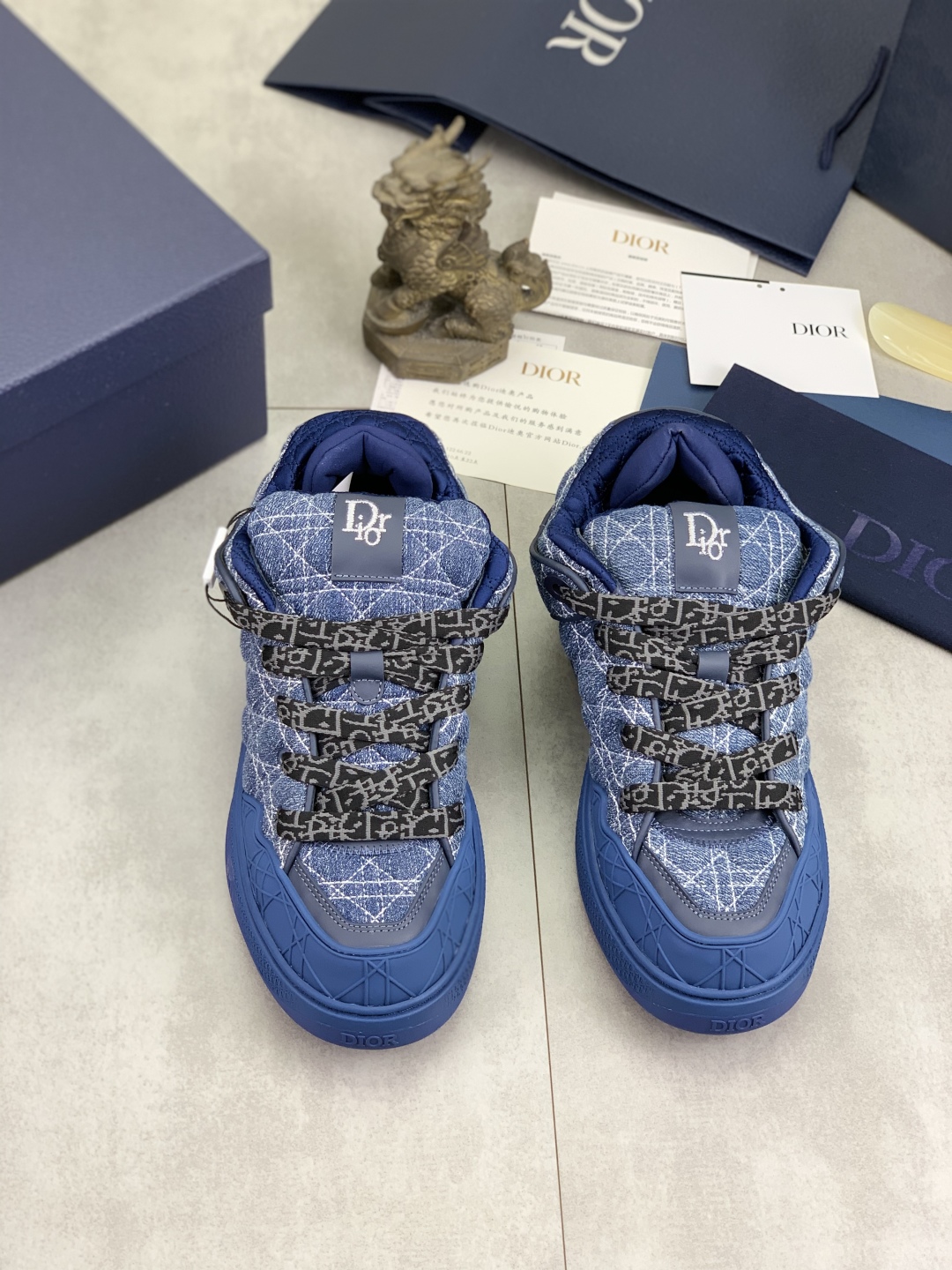 Dior Chrono Blue Knit Sneakers, Stylish and Comfortable, Size 39-45 3 cmp i1745681875656 8148 0 1