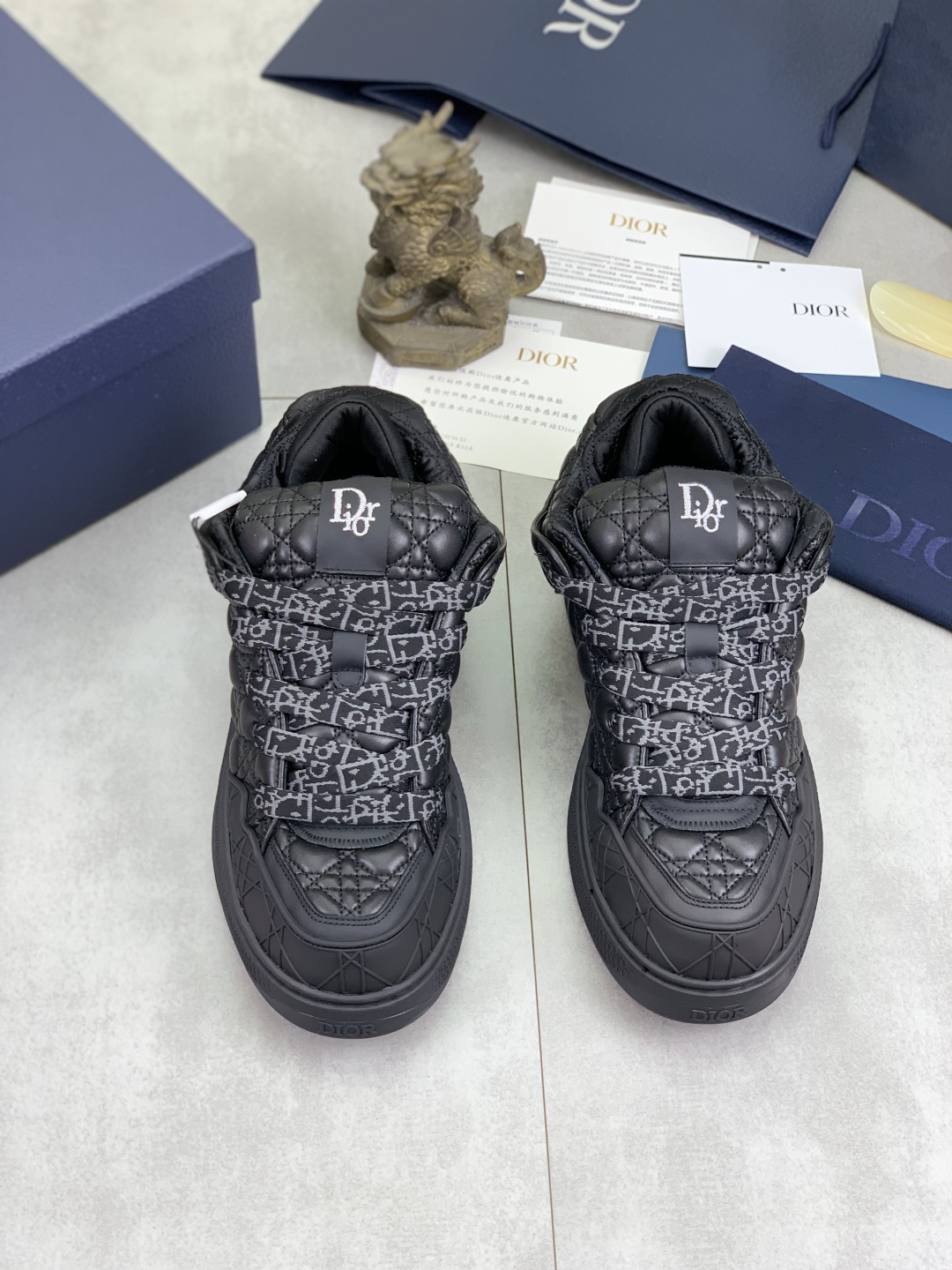 Dior Chrono High-Top Sneakers in Black Technical Fabric 2025 Collection 3 cmp i1745681879307 7658 0 1