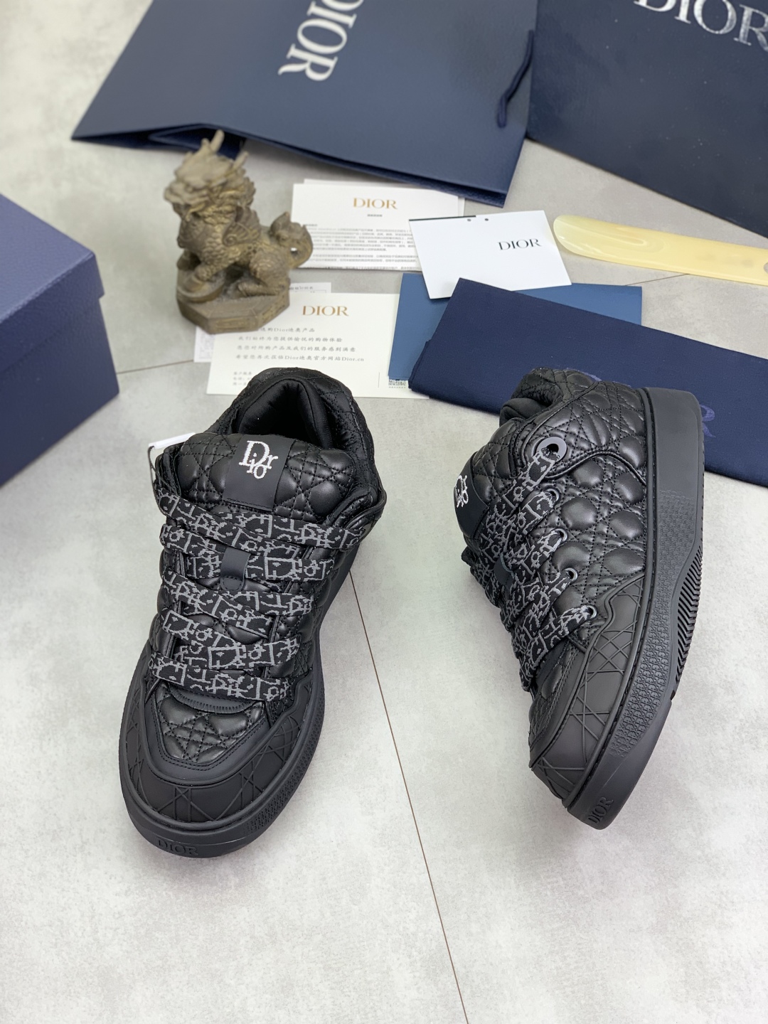 Dior Chrono High-Top Sneakers in Black Technical Fabric 2025 Collection 4 cmp i1745681879312 9952 0 2
