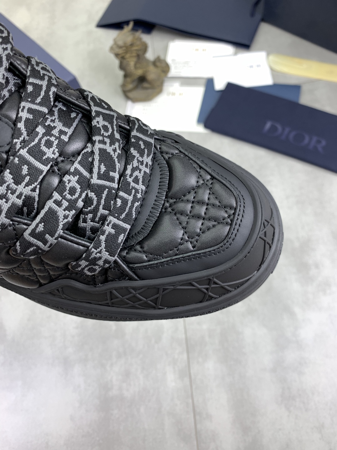 Dior Chrono High-Top Sneakers in Black Technical Fabric 2025 Collection 6 cmp i1745681880126 7112 0 4