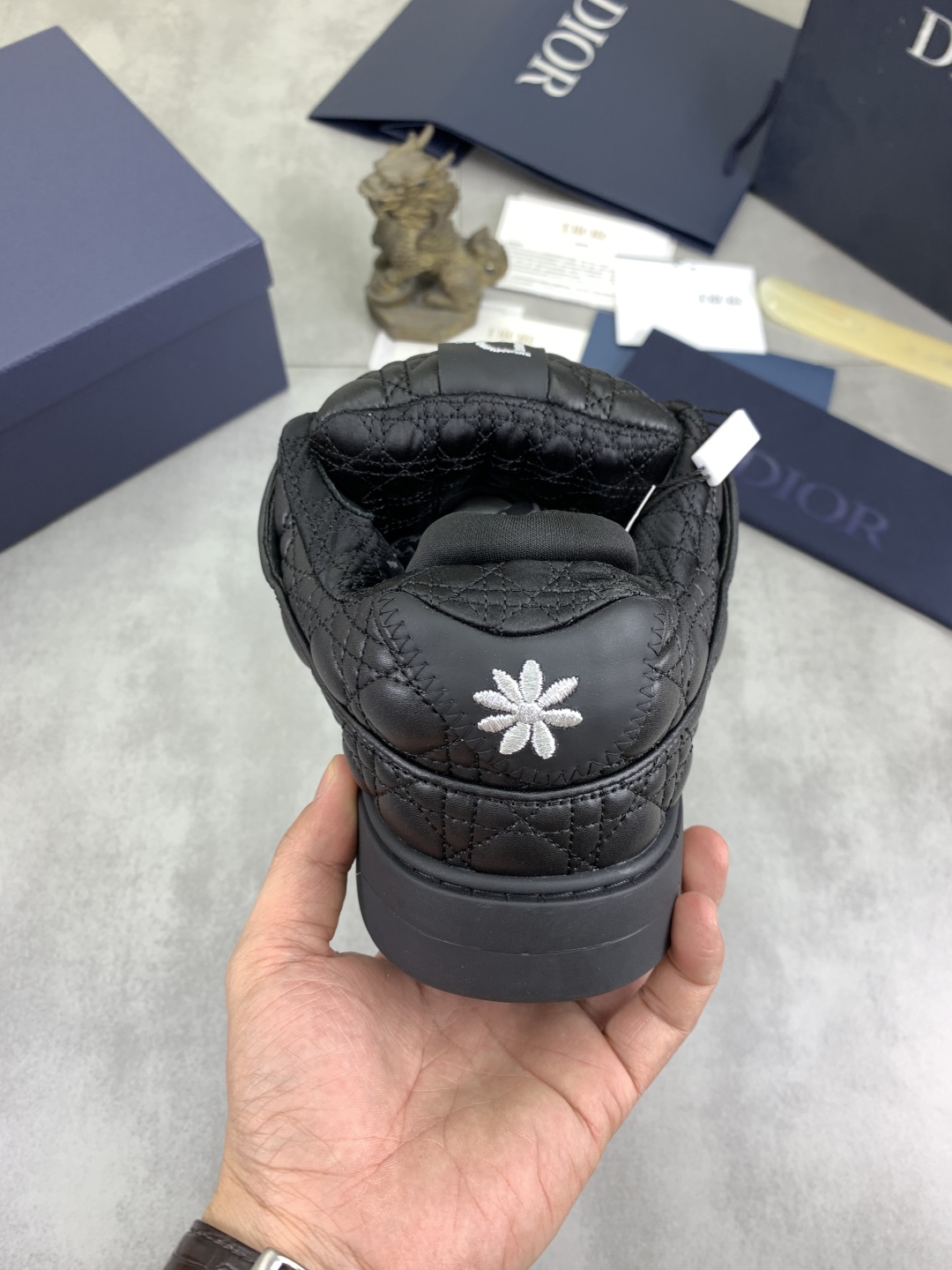 Dior Chrono High-Top Sneakers in Black Technical Fabric 2025 Collection 9 cmp i1745681898352 7508 0 7