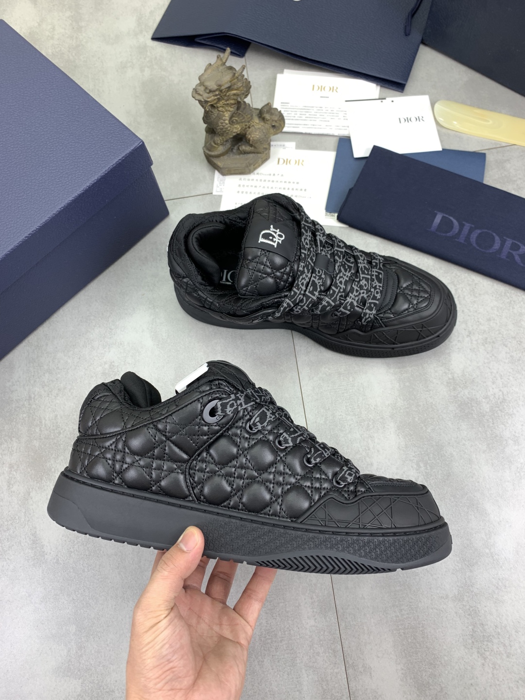 Dior Chrono High-Top Sneakers in Black Technical Fabric 2025 Collection 7 cmp i1745681898453 8707 0 5