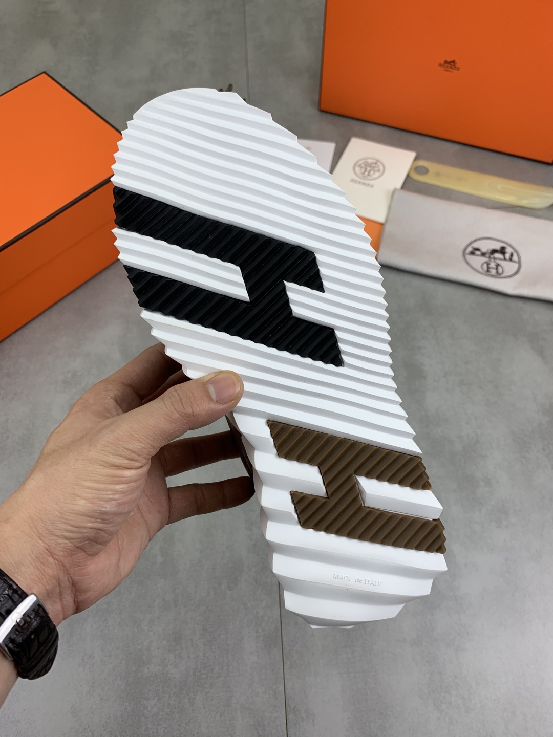Hermes Men's Drift Sneaker - Autumn Collection, Premium Leather and Breathable Fabric 11 cmp i1745769728077 9389 0 9