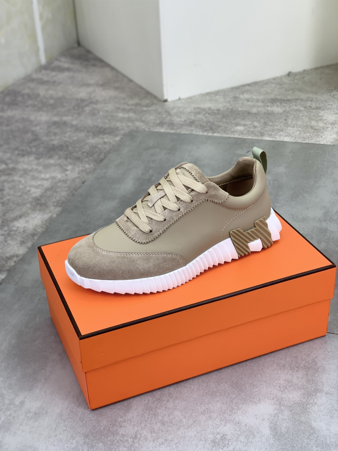 Hermes Men's Drift Sneaker, Autumn New Casual Sports Shoes, Beige, Sizes 39-46 5 cmp i1745769781184 8945 0 3