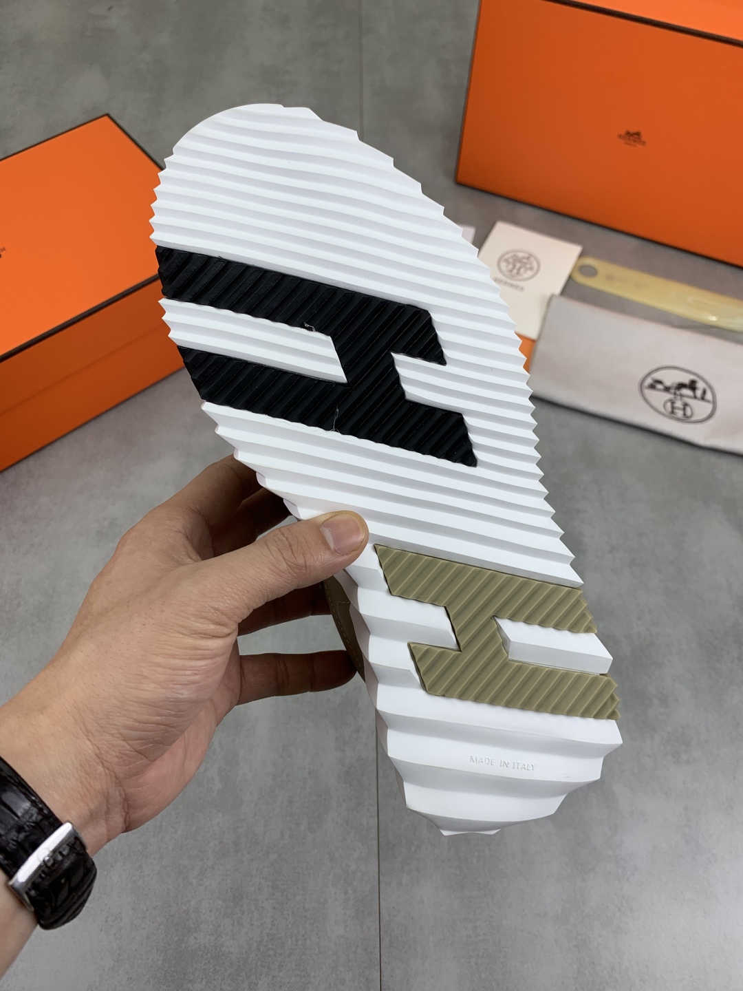 Hermes Men's Drift Sneaker, Autumn New Casual Sports Shoes, Beige, Sizes 39-46 10 cmp i1745769782340 5860 0 8