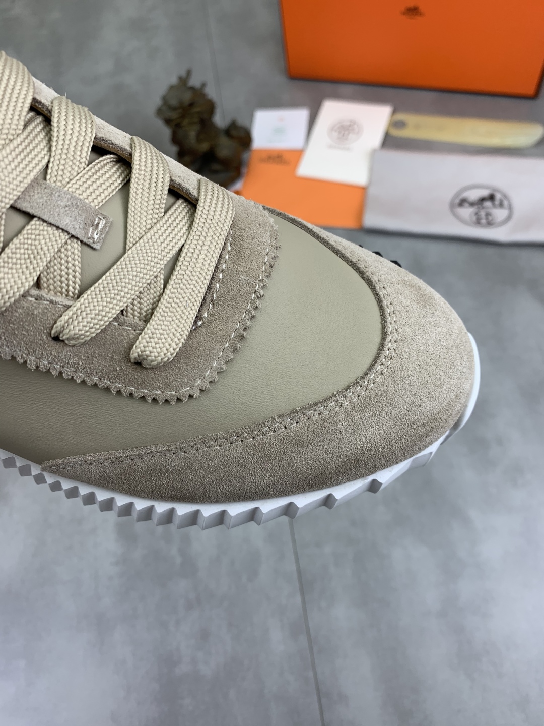 Hermes Men's Drift Sneaker, Autumn New Casual Sports Shoes, Beige, Sizes 39-46 6 cmp i1745769782400 8089 0 4