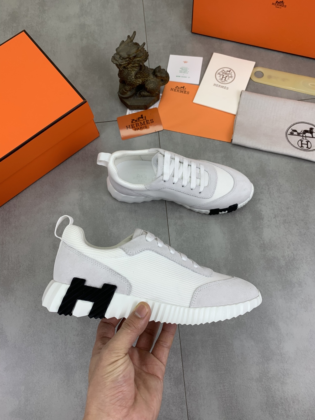 Hermes Men's Drift Sneaker: Stylish, Breathable, and Comfortable Leisure Shoe 7 cmp i1745769993696 9886 0 5