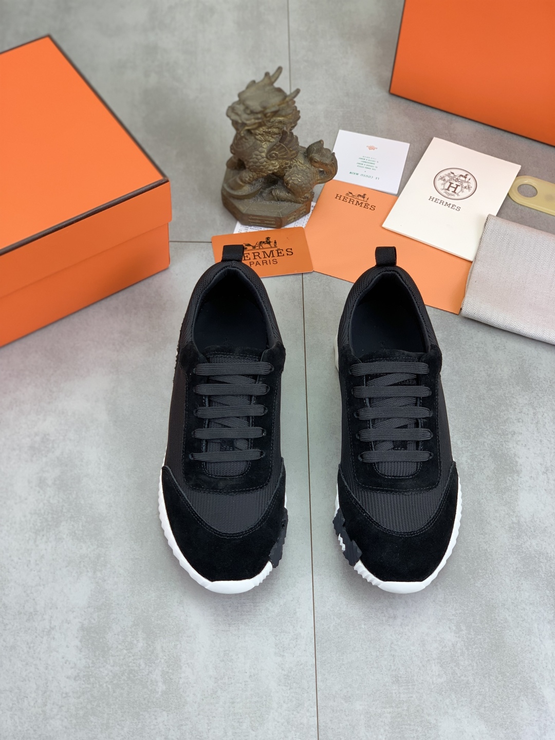 Hermes Men's Black Drift Sneaker - Lightweight & Comfortable 3 cmp i1745770009749 4893 0 1