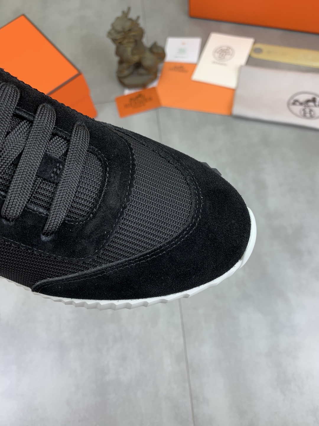 Hermes Men's Black Drift Sneaker - Lightweight & Comfortable 6 cmp i1745770010766 2671 0 4