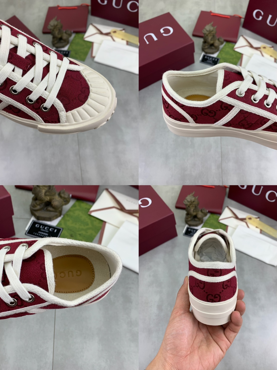 Gucci Women's Logo Canvas Platform Sneakers - Lightweight & Comfortable 10 cmp i1746377537386 6671 0 8