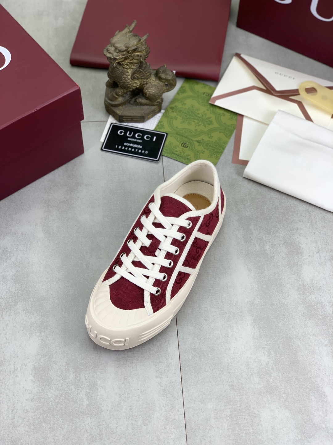 Gucci Women's Logo Canvas Platform Sneakers - Lightweight & Comfortable 5 cmp i1746377542751 8997 0 3