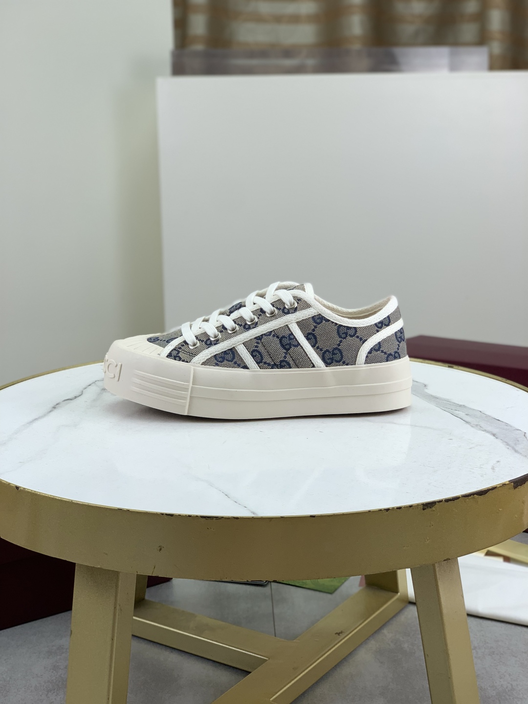 Gucci Women's Platform Sneakers Logo Fabric, Lightweight and Comfortable 1 Gucci Women's Platform Sneakers Logo Fabric, Lightweight and Comfortable