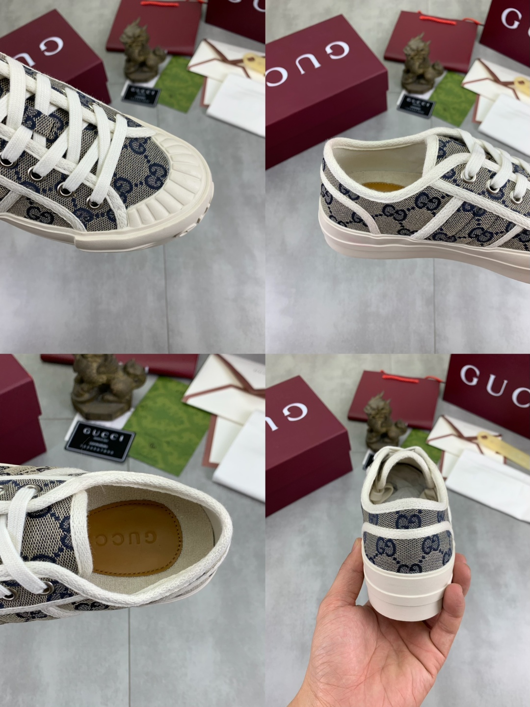 Gucci Women's Platform Sneakers Logo Fabric, Lightweight and Comfortable 10 cmp i1746377558930 5700 0 8