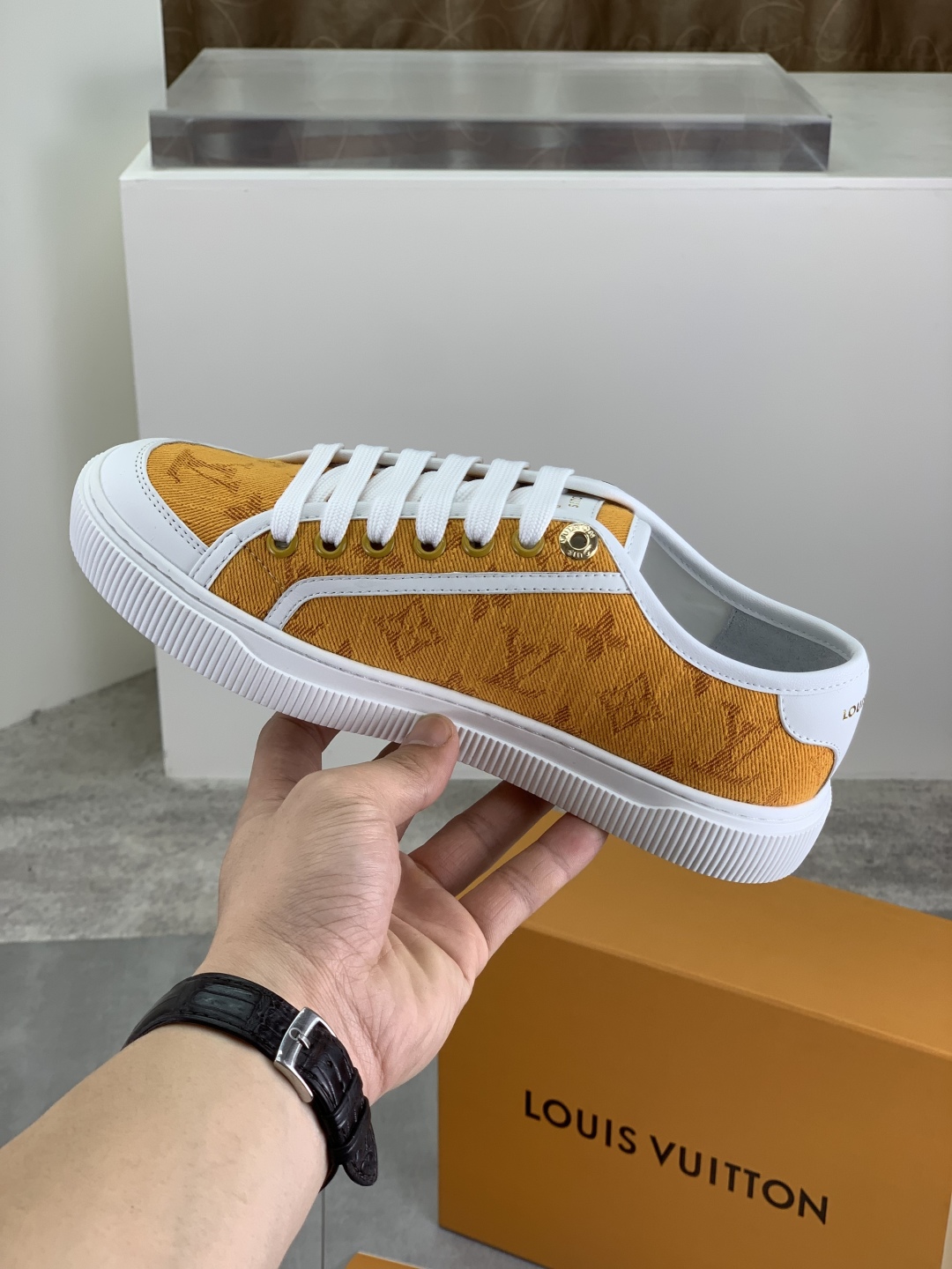 Louis Vuitton Time Out Sneakers, Classic Monogram Canvas, Limited Edition 7 cmp i1746377893950 8590 0 5