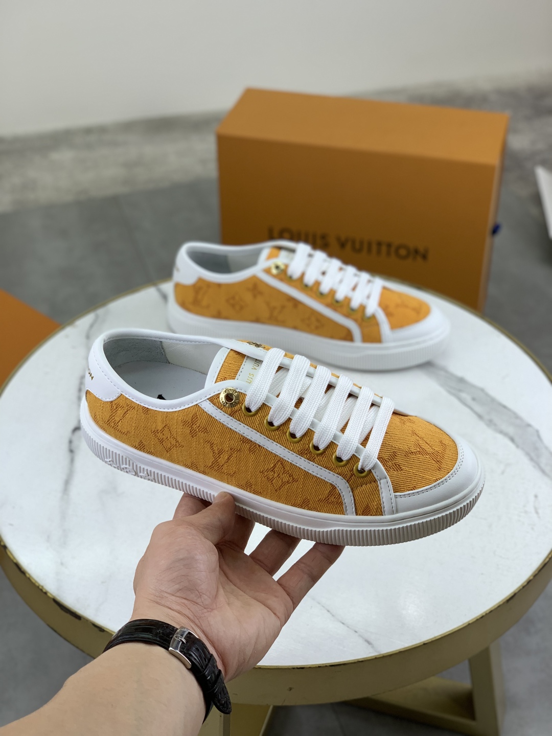 Louis Vuitton Time Out Sneakers, Classic Monogram Canvas, Limited Edition 4 cmp i1746377900951 2023 0 2